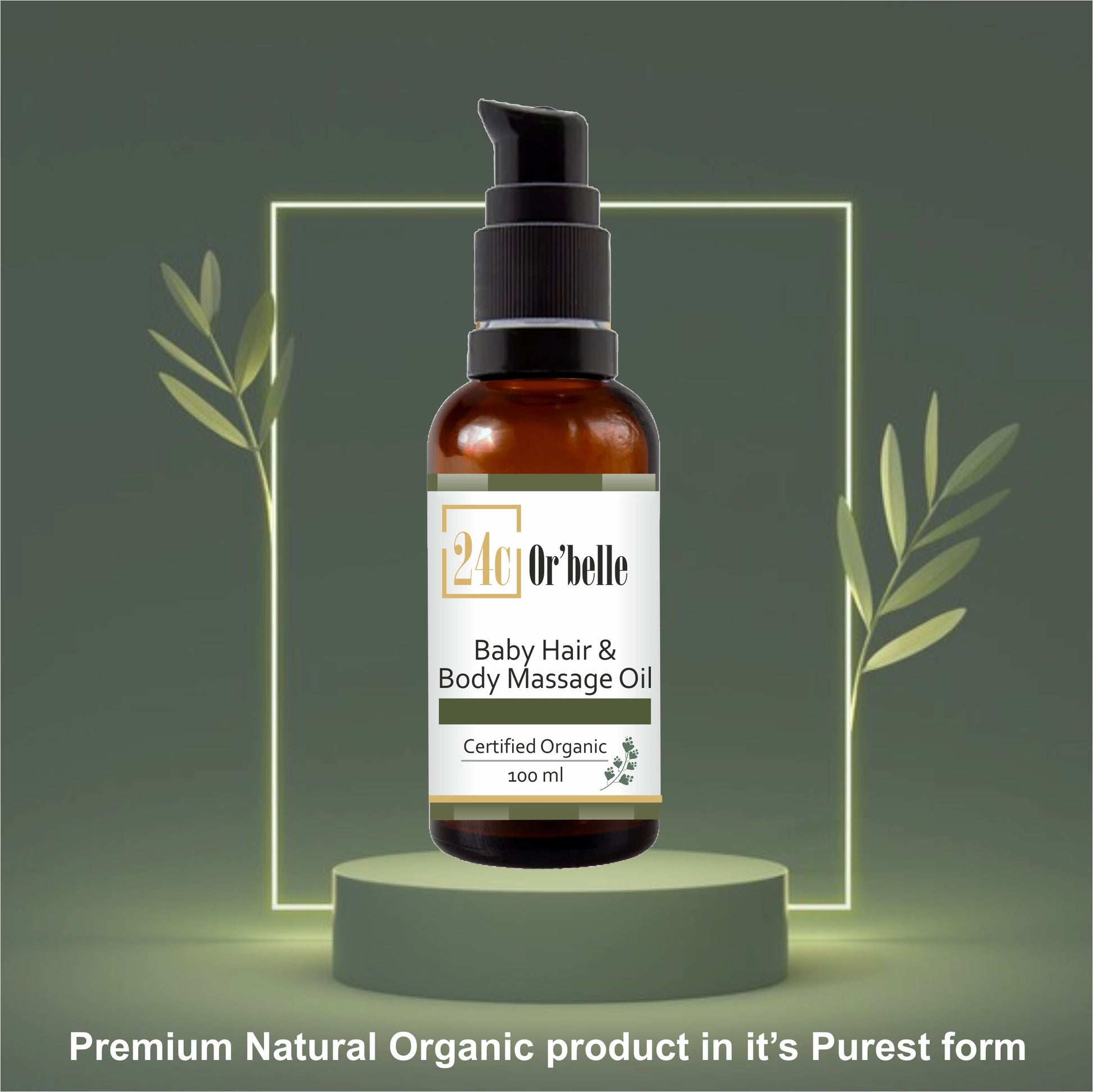 Baby hair oil