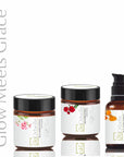 Glow Meets Grace ( Face Crub, Face Pack, Face Serum)