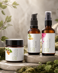 SUN DAMAGE CONTROL ( DTAN Mask, Rose Toner, DTAN Oil)