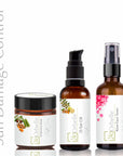 SUN DAMAGE CONTROL ( DTAN Mask, Rose Toner, DTAN Oil)