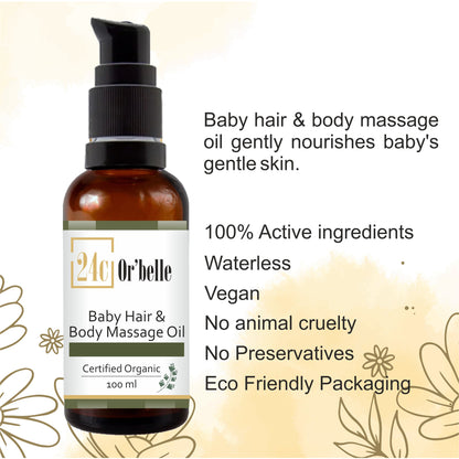 Baby hair oil