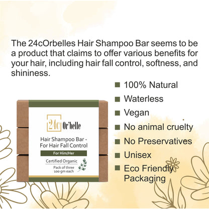 Hair shampoo bar